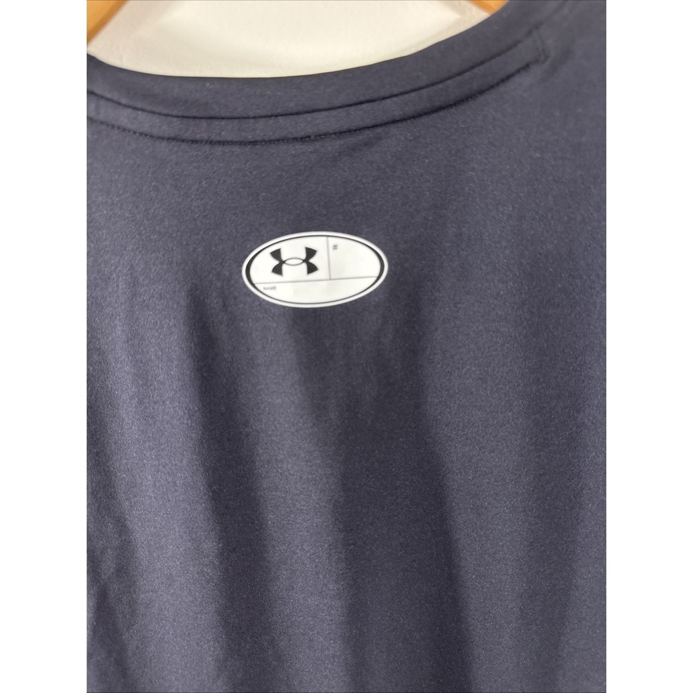 Under Armour Heat Gear Compression Black Sleeveless Shirt 1361522 Mens Large NEW - Picture 3 of 6